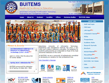 Tablet Screenshot of buitms.edu.pk